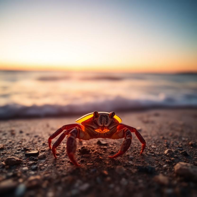 out in nature — the shore, the next shell