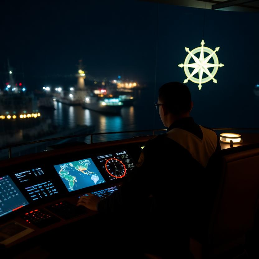 at work — the bridge, the fleet, the coordination