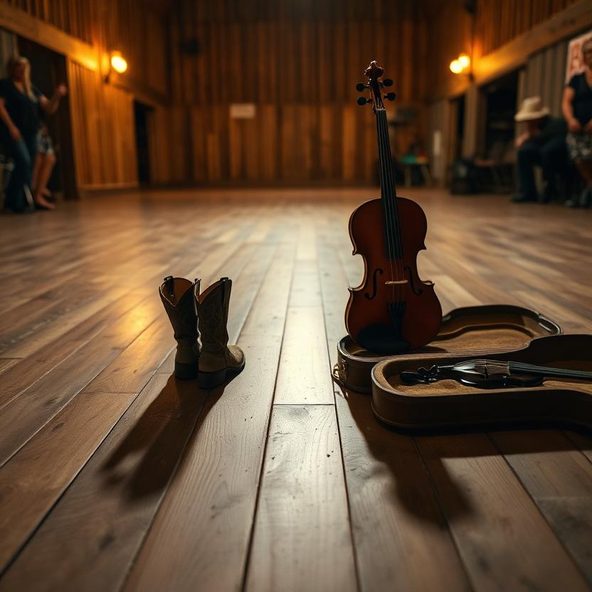 the worn floor at last call